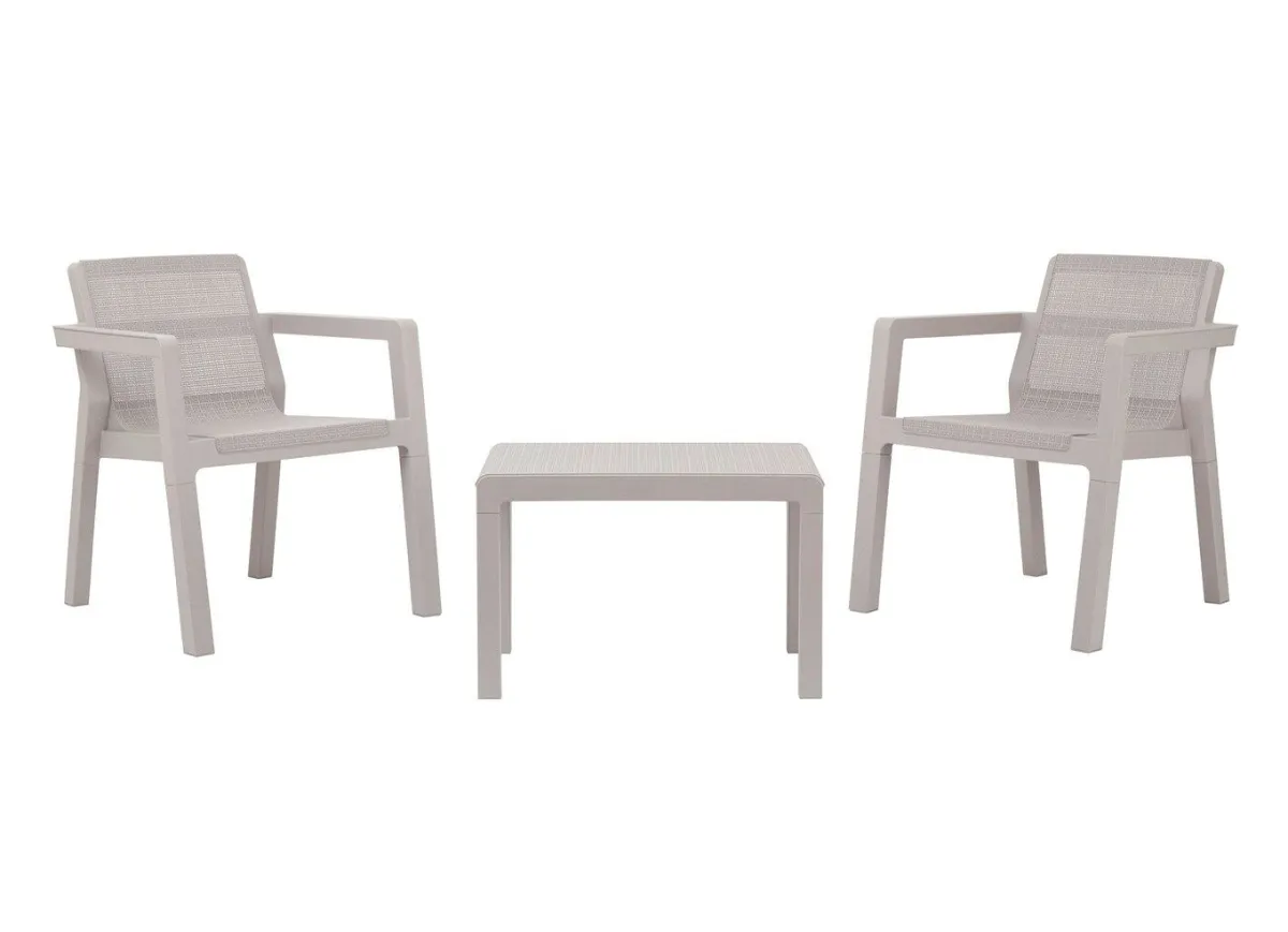 Online BADER 3-teiliges Balkon-Set GRAU