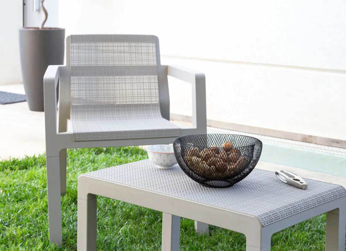 Online BADER 3-teiliges Balkon-Set GRAU