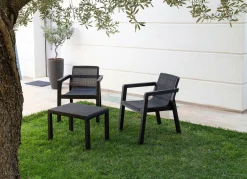 Sale BADER 3-teiliges Balkon-Set ANTHRAZIT