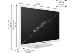 Sale TELEFUNKEN XH24O550M HD-Ready-LED-Fernseher WEISS