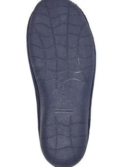 Sale BADER Textil-Hausschuh in Cord-Optik MARINE