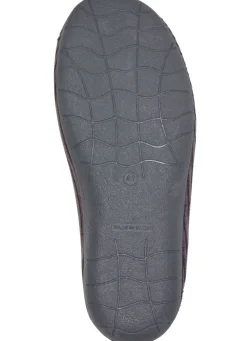 Best BADER Textil-Hausschuh in Cord-Optik GRAU