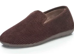 New BADER Textil-Hausschuh in Cord-Optik BRAUN