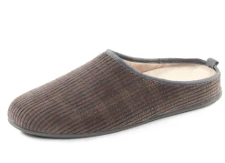 BADER Textil-Pantoffel mit herausnehmbarem Fußbett GRAU