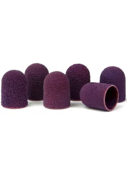 BADER Thermo-Fußpflegeschleifkappen-Set für Bausch Maniküre-/Pediküre-Set burgund