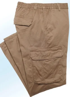 Discount BADER Thermohose mit Cargotaschen in 4 Farben MITTELBRAUN