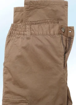 Discount BADER Thermohose mit Cargotaschen in 4 Farben MITTELBRAUN
