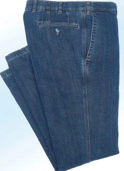 New BADER Thermojeans mit Dehnbund in 5 Farben JEANSBLAU