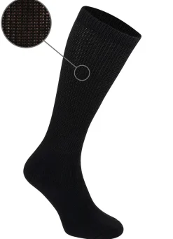 BADER Thermo-Kniestrümpfe für kälteempfindliche Füße, 3er-Pack SCHWARZ