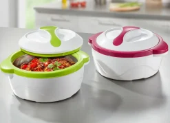 Sale BADER Thermoschüsseln von Cucinova zum Warm- oder Kühlhalten WEISS-BEERE