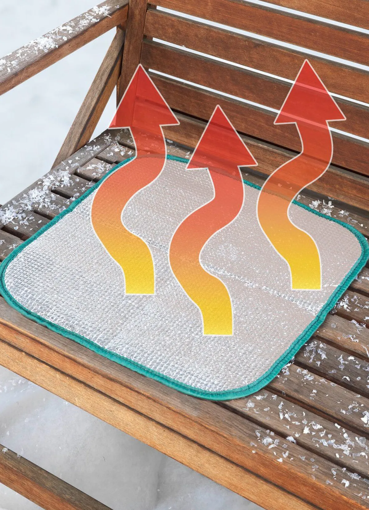 Sale BADER Thermo-Sitzkissen, 2er Set SILBER-GRÜN