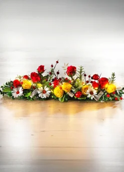 Clearance BADER Tischaufleger mit LED-Micro-Lichterkette GRÜN