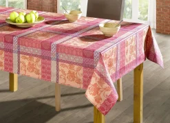 New BADER Tischdecke aus 100% Baumwolle mit Acryl-Versiegelung TERRA