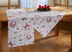 New BADER Tischdecke oder Kissenbezug aus 100% Baumwolle BUNT