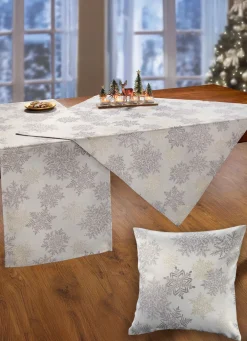 Sale BADER Tisch- und Raumdekoration mit Glitzergarn GOLD-SILBER