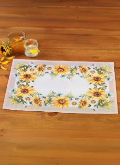 BADER Tisch- und Raumdekoration mit Sonnenblumen-Motiv BUNT