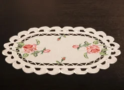 Sale BADER Tisch- und Raumdekoration mit Rosendessin BUNT