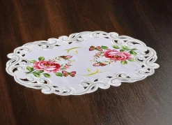 New Webana Tisch- und Raumdekoration mit Rosen-Motiven SEKT-ROT-BUNT