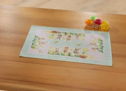 New BADER Tisch- und Raumdekoration mit Häschen-Motiv bunt