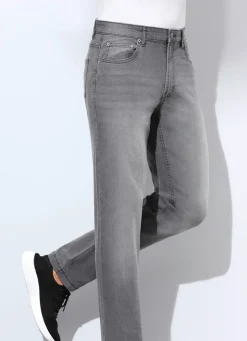 Discount BADER Tolle Jeans in 3 Farben MITTELGRAU