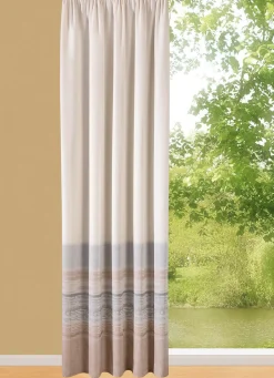 Discount PLAUENER STICKEREI Tolle Übergardine mit geradem Abschluss NATUR