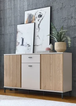 Best BADER Tolle Kommode, 3-türig KASCHMIR-EICHE CREMONA