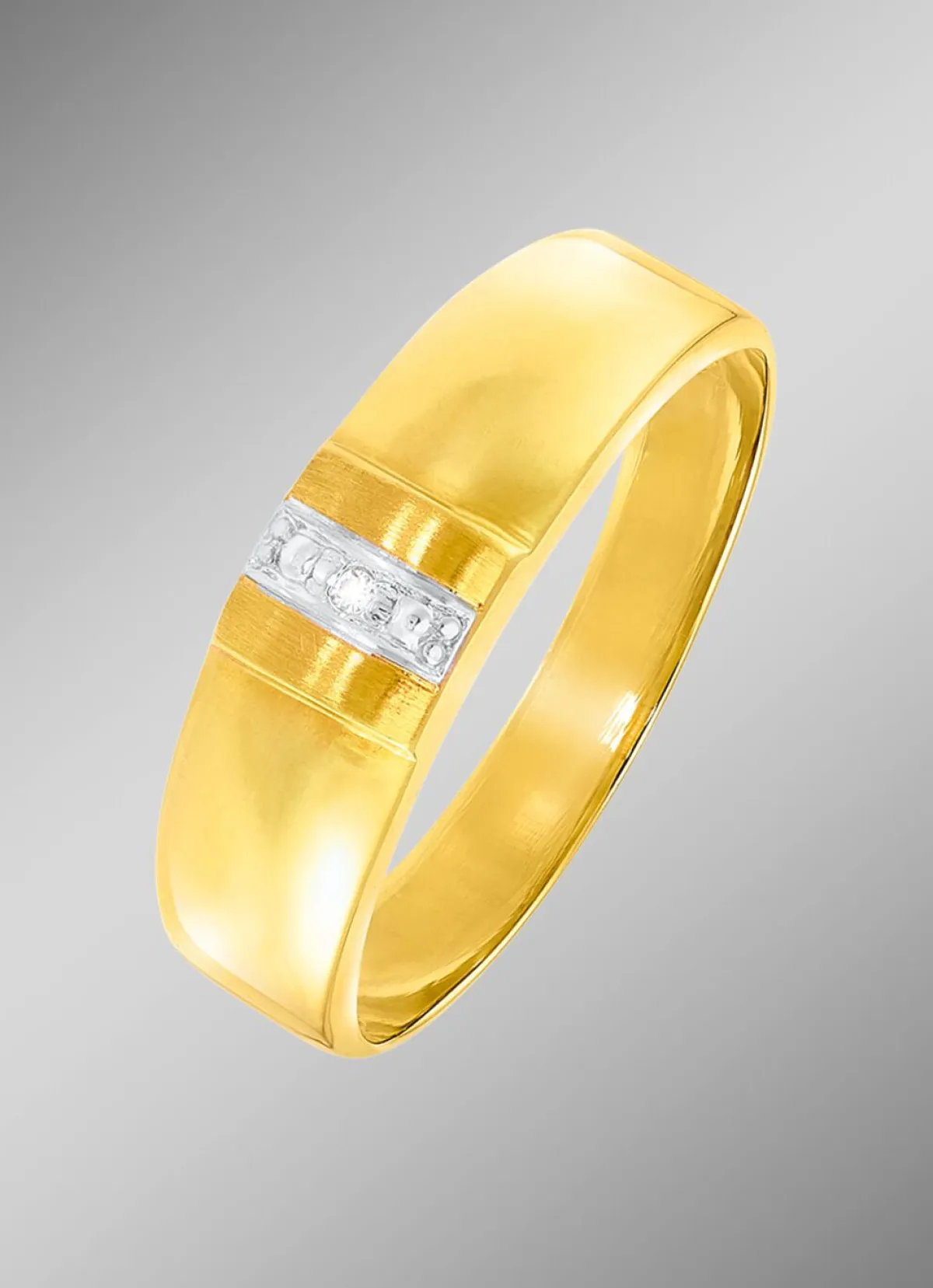 New BADER Toller Damenring in Bicolor mit Diamant