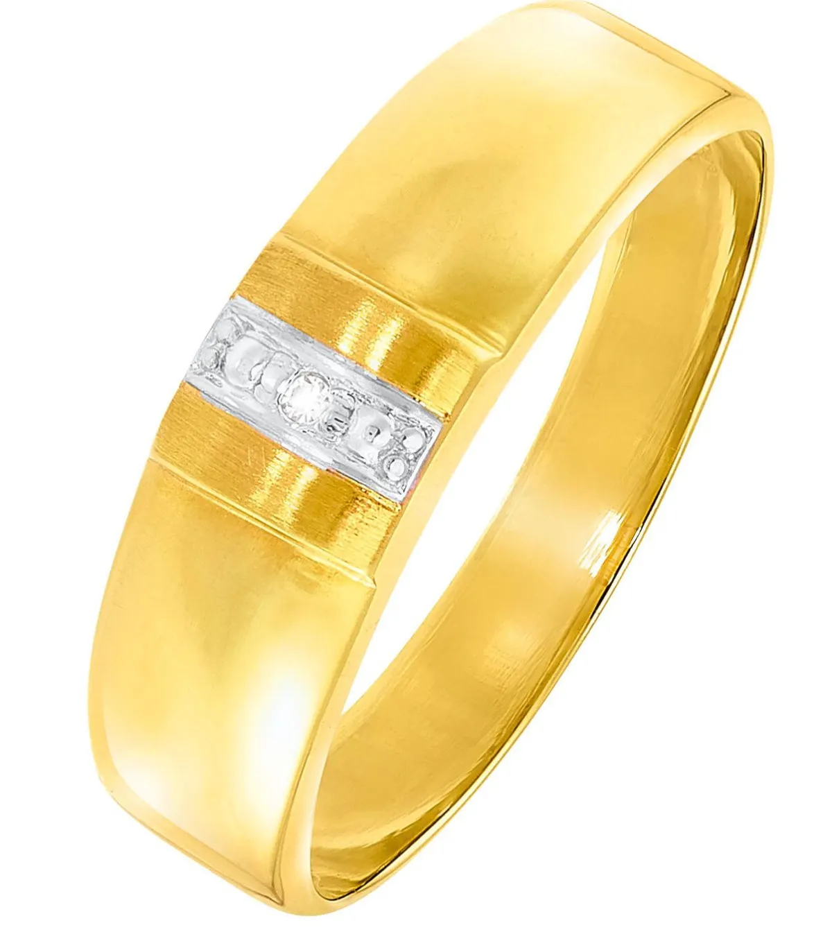 New BADER Toller Damenring in Bicolor mit Diamant