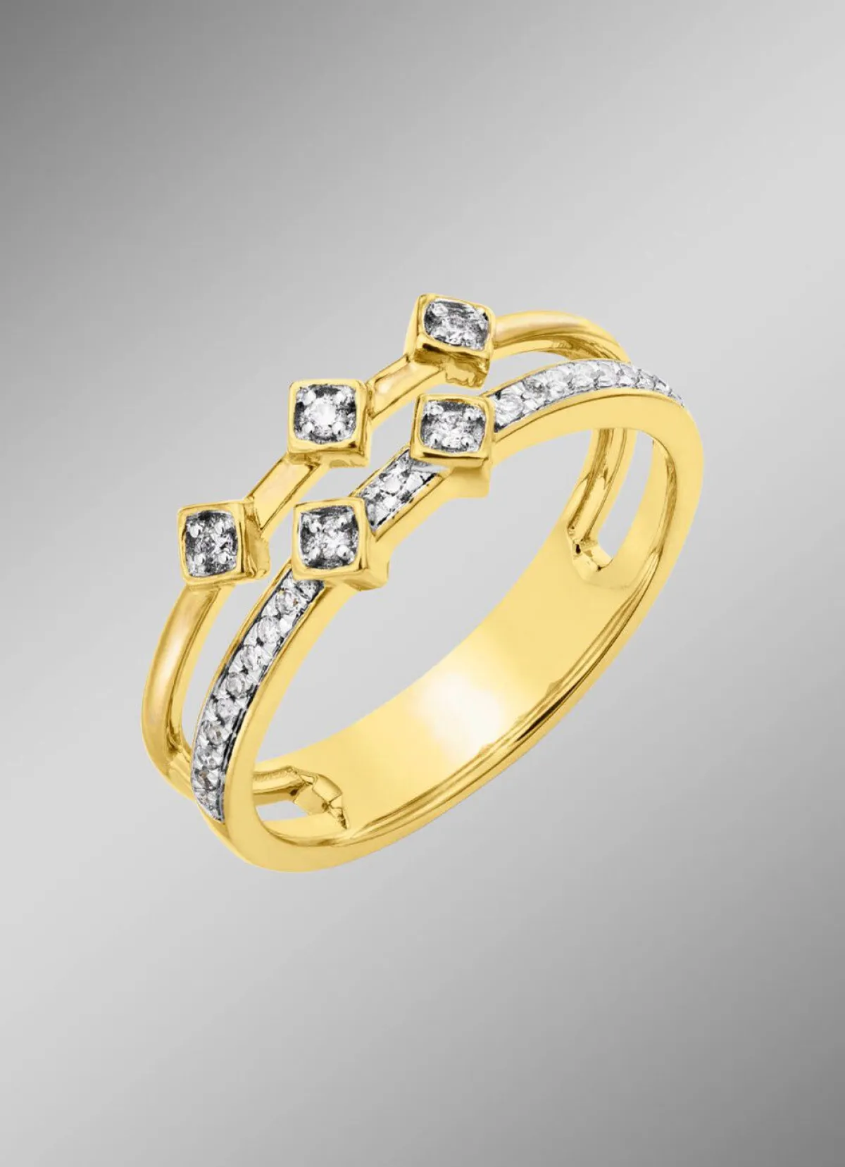 Online BADER Toller Damenring mit Brillanten und Diamanten