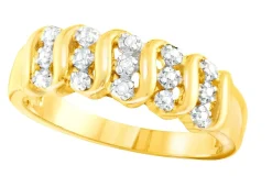 Sale BADER Toller Damenring mit 3 Diamanten