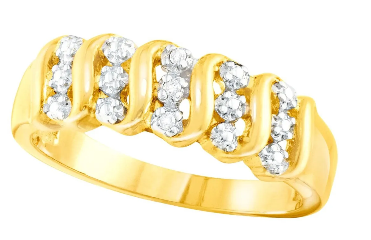 Sale BADER Toller Damenring mit 3 Diamanten