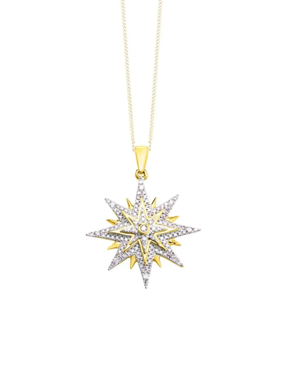 Best BADER Toller Stern-Anhänger mit Brillanten und Diamanten