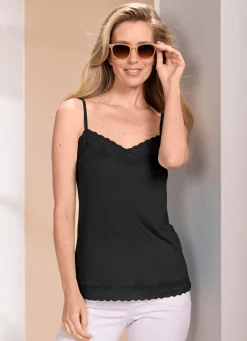 Outlet BADER Top in 8 Farben SCHWARZ