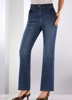 BADER Tragangenehme Jeans DUNKELBLAU