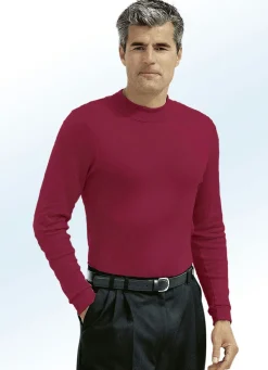 Best BADER Tragangenehmes Shirt in 10 Farben WEINROT