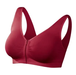 Clearance BADER Traum-BH mit Reißverschuss, 5er-Set BEIGE-LILA-ROT-SCHWARZ-WEISS