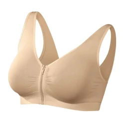 Clearance BADER Traum-BH mit Reißverschuss, 5er-Set BEIGE-LILA-ROT-SCHWARZ-WEISS
