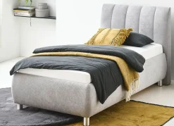 Discount BADER Traumhaft bequemes Polsterbett GRAU