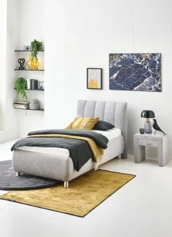 Discount BADER Traumhaft bequemes Polsterbett GRAU