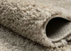 Online BADER Traumhaft flauschige Brücken und Teppiche in Shaggy-Qualität BEIGE