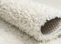 Clearance BADER Traumhaft flauschige Brücken und Teppiche in Shaggy-Qualität CREME