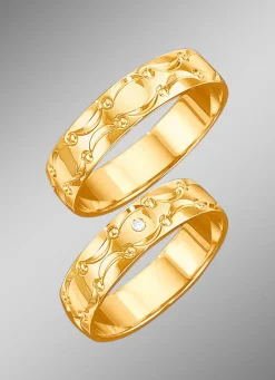 New BADER Trauring mit Wellen-Design
