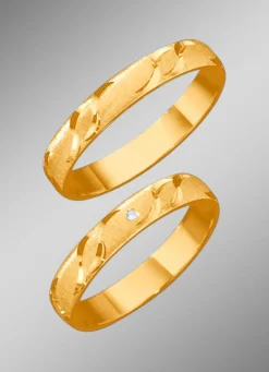 Clearance BADER Trauring mit Wellen-Design