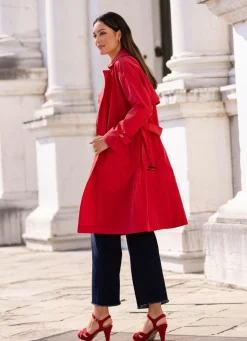 Online laurakent Trenchcoat mit Gürtel FEUERROT