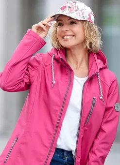 New BADER Trendige Damen-Baseball-Mütze mit exotischem Blumendruck WEISS-BUNT