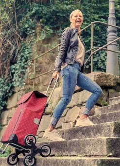 Online BADER Treppensteiger Einkausroller Scala Shopper® Sofia ROT