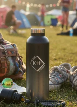 Online BADER Trinkflasche mit Alarm schwarz-grau