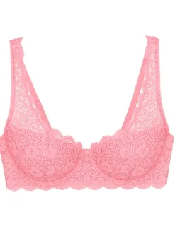 Discount BADER Triumph Amourette Bügel-BH mit Elastikspitze FLAMINGO