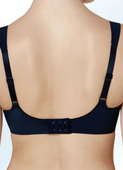 Online BADER Triumph Essential Minimizer Bügel-BH mit jacquarddessinierten Cups schwarz