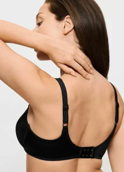 Outlet BADER Triumph Ladyform Soft-Minimizer-Bügel-BH schwarz